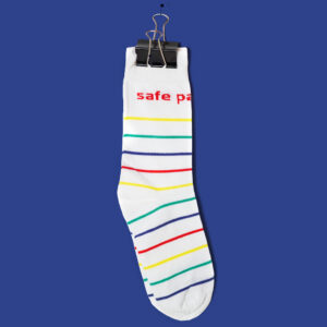 safe passage socks – white edition