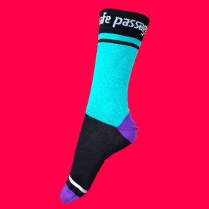 safe passage socks – green black edition